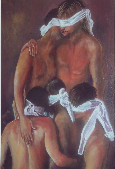 Taller Erótico Óleo Lienzo Desnudos