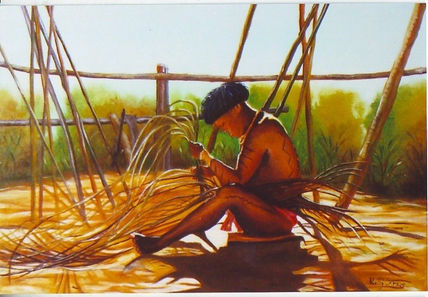 Yanoami Tejiendo