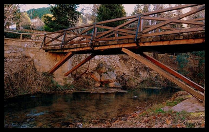 Puente madera