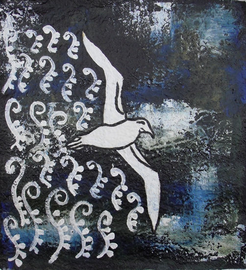 Gaviotas VIII Acrylic Canvas Animals