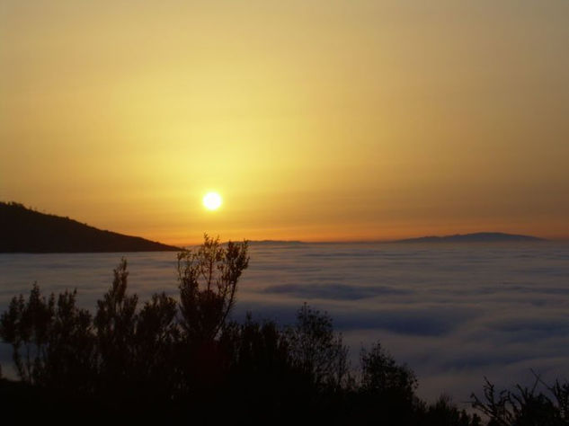 Mar de nubes al atardecer Nature Color (Digital)