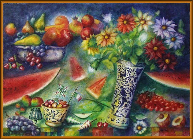 Talavera Watercolour Paper Still Life Paintings