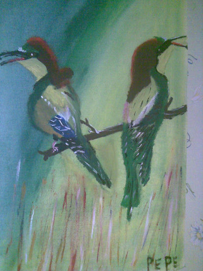 pareja de pajaros 