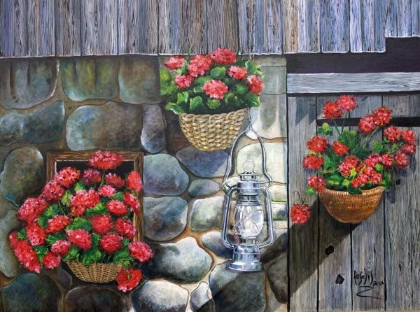 "Puerta con Lampara"