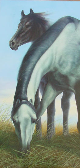 Caballos Oil Canvas