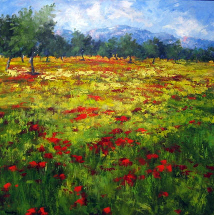 Campo de amapolas
