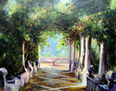 PASEO CON FUENTE AL FONDO
