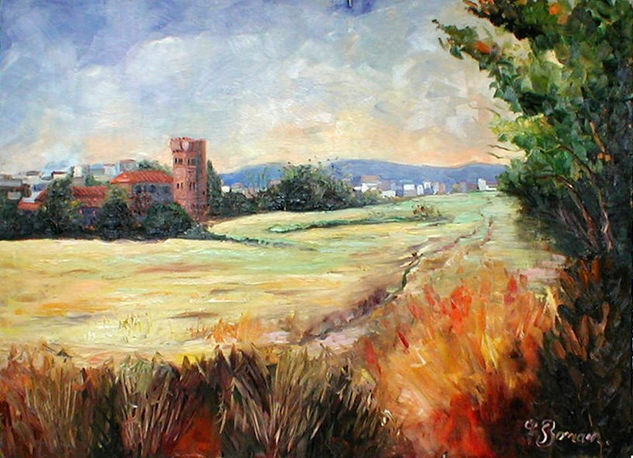 Can Feu Oil Canvas Landscaping