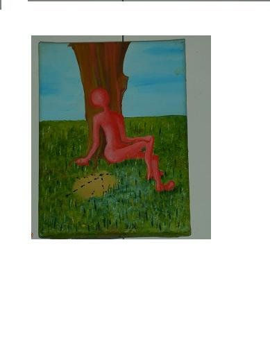 Mirar a las hormigas Oil Canvas Figure Painting