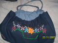 BOLSO JEAN BORDADO