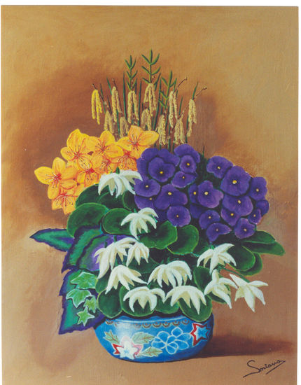 Violetas Oil Canvas