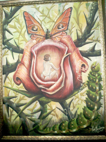 Lo que la oruga se comio Acrylic Canvas Others