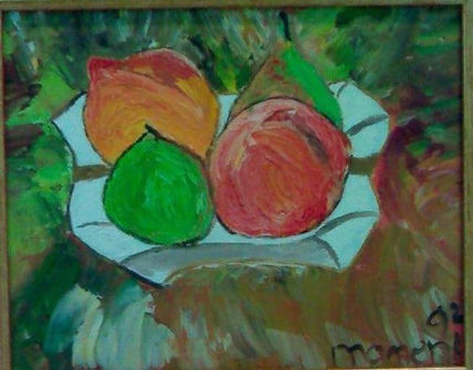 Frutas en el cenicero