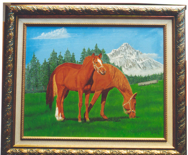 Caballos Oil Canvas