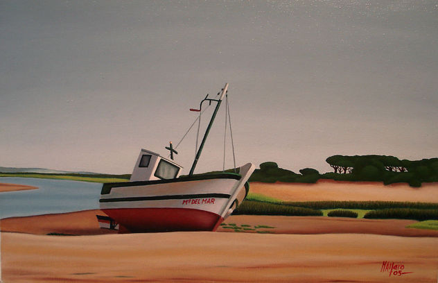 Barquito en el río San Pedro