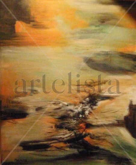 Corriente Oil Canvas Landscaping