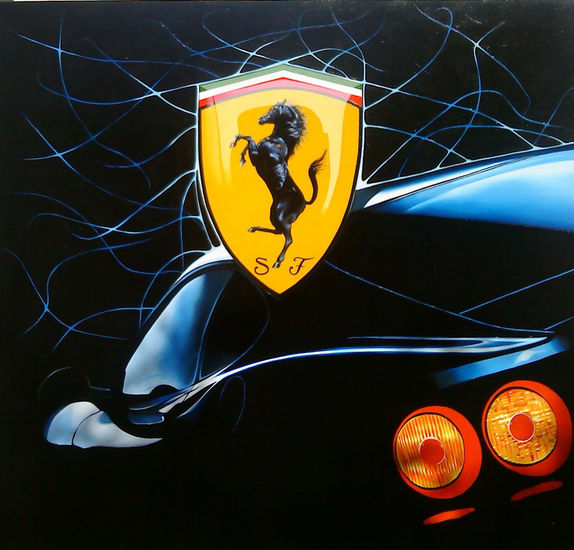 Ferrari Power Óleo Lienzo Otros