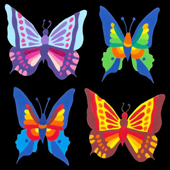 mariposas Acrílico Lienzo Animales