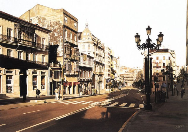 PUERTA DEL SOL Óleo Lienzo Paisaje