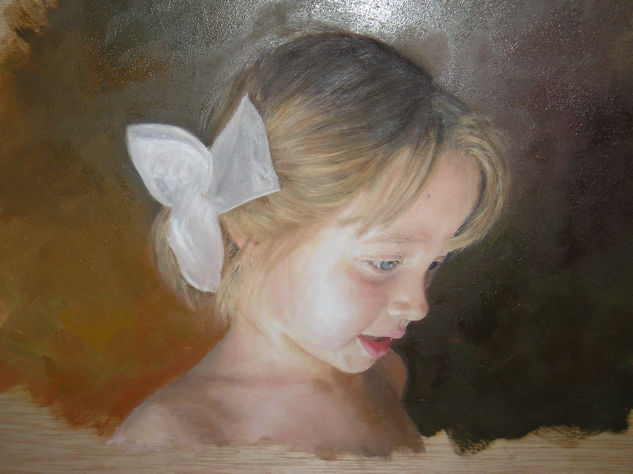 LUCIA Oil Panel Portrait