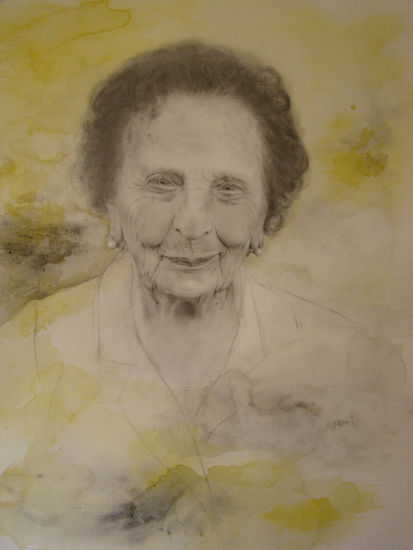 LA ABUELA Graphite Paper Portrait