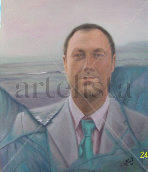 Juan Carlos Oil Canvas Portrait