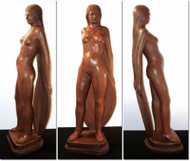 Desnudo femenino (25) Terracotta Figurative