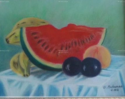 Sandia y otras frutas.
