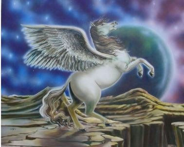 PEGASSO 2 Oil Canvas Animals