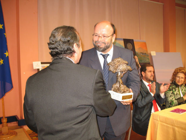 IX CERTAMEN DE PINTURA NACIONAL CAMF.( CACERES. Óleo Lienzo Paisaje