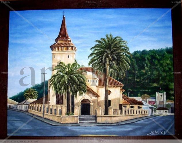 Iglesia de Bellavista Oil Canvas Landscaping