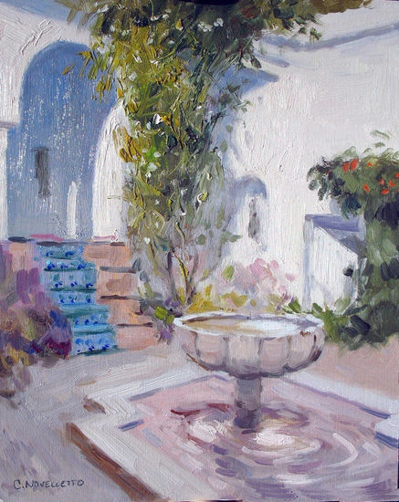 Homenaje a Joaquìn Sorolla Oil Canvas Landscaping