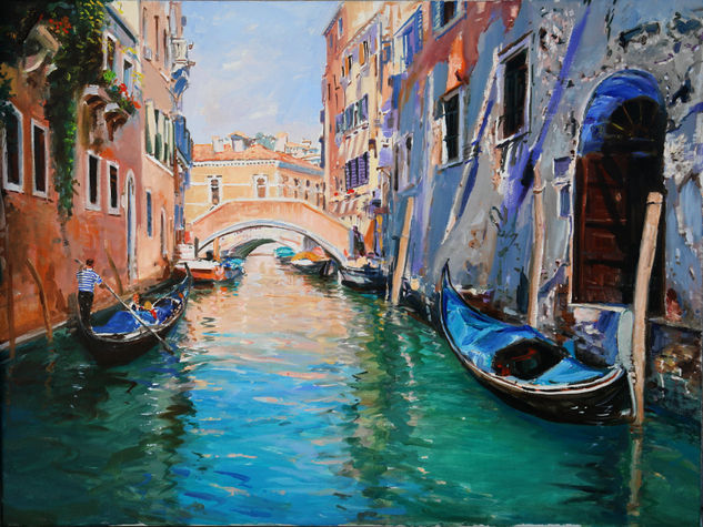 VENEZIA Oil Canvas Marine Painting