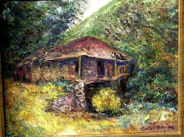 Casa molino Oil Canvas Landscaping