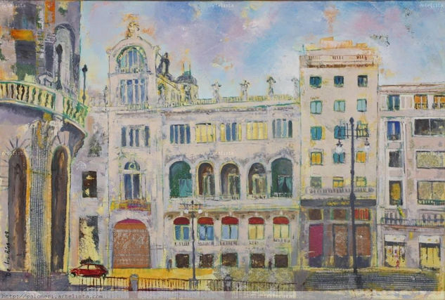 Casino de Madrid Oil Canvas Others