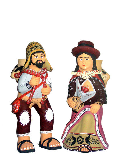 Cholas floreros