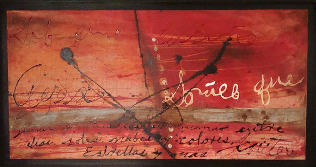 ayer soñé Mixed media Panel Others