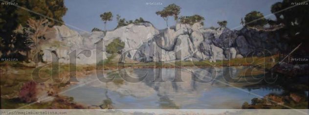 Laguna al pie del Simancor.