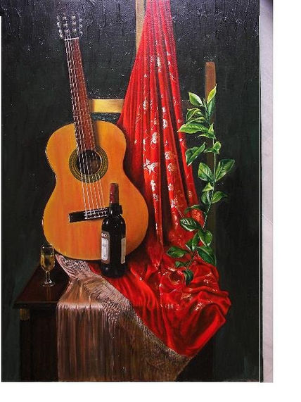 Manton y guitarra