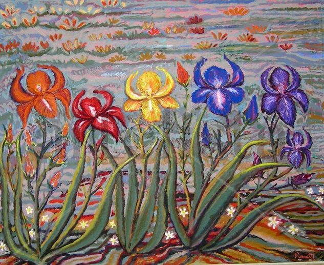 "PEQUEÑA INPRECION " Oil Canvas Landscaping