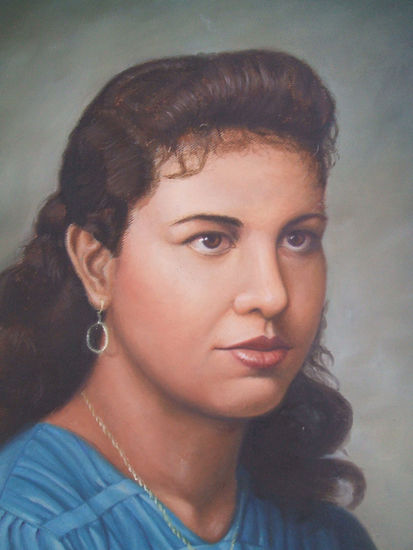 Retrato de mi abuela Óleo Lienzo Retrato