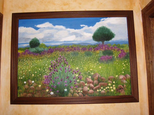 La Dehesa Oil Canvas Landscaping