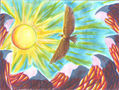 El Vuelo del Aguila hacia el Sol