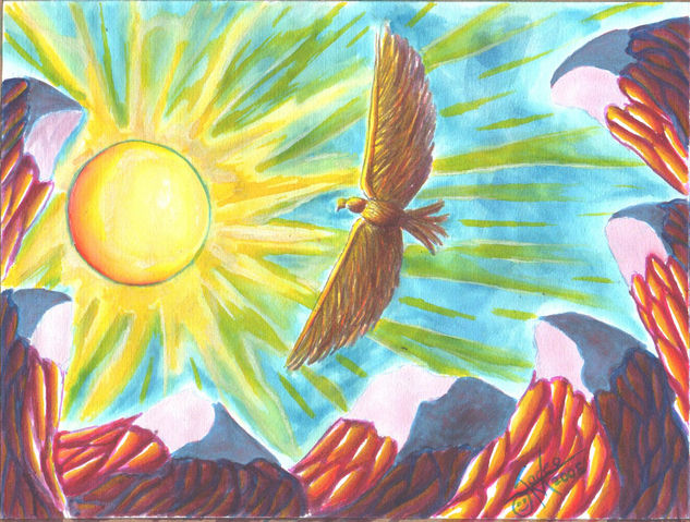 El Vuelo del Aguila hacia el Sol 