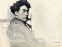 Giacometti sentado