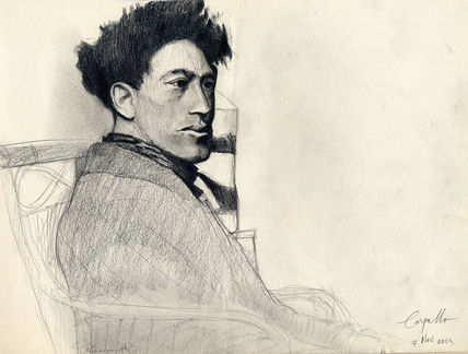 Giacometti sentado