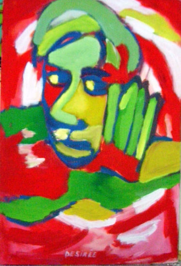 El chico del Bosque Acrylic Canvas Portrait