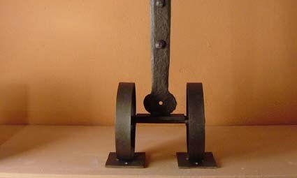 escultura en hierro