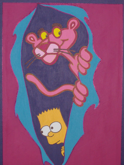 Pantera rosa y Simpson 