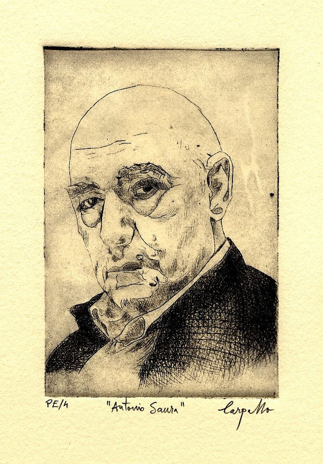 Retrato de Antonio Saura